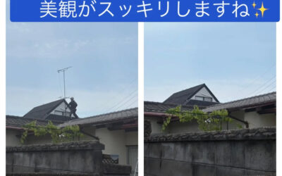 【アンテナを撤去すると、住まいの景観がぐっと美しくなります】