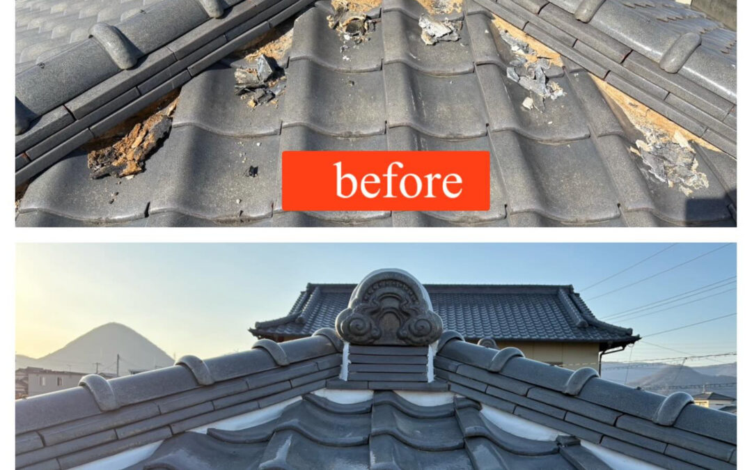 『漆喰』が綺麗だと屋根が若返ります✨